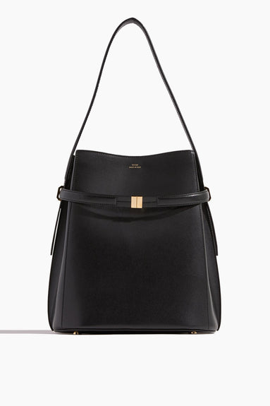 Toteme Bucket Bags Belted Leather Bucket Bag in Black Toteme Belted Leather Bucket Bag in Black