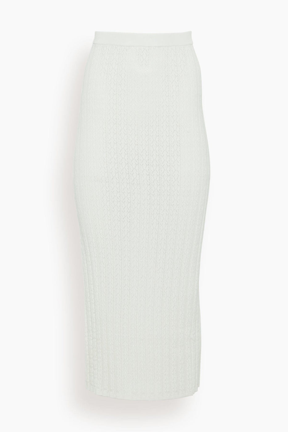 Loulou Studio Skirts Dera Long Skirt in Ivory