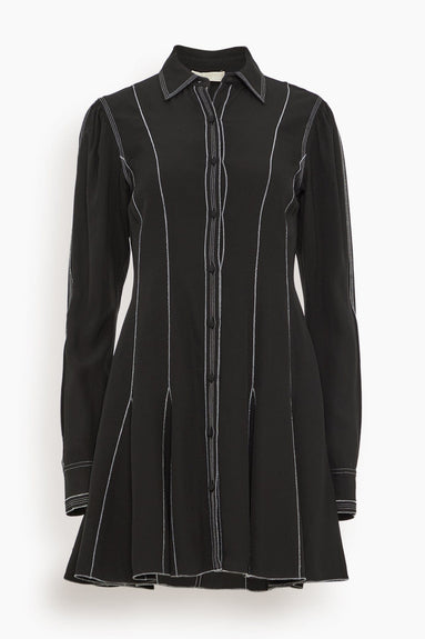 Ulla Johnson Casual Dresses Roanne Dress in Noir Ulla Johnson Roanne Dress in Noir