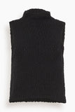 Sablyn Tops Atticus Roll Neck Cropped Tank in Black Sablyn Atticus Roll Neck Cropped Tank in Black