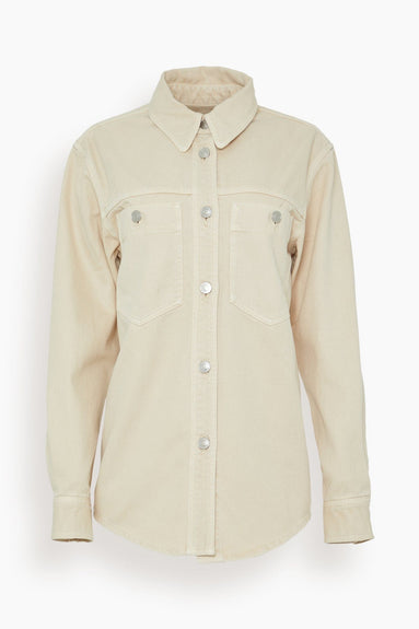 Isabel Marant Tops Talbot Long Sleeve Top in Ecru