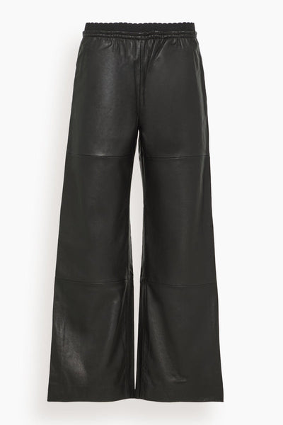 Lucie Leather Pants in Black