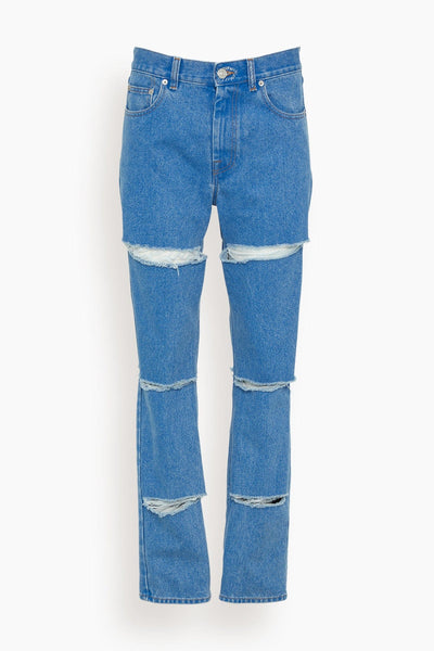 Trouser Jean in Cobalt