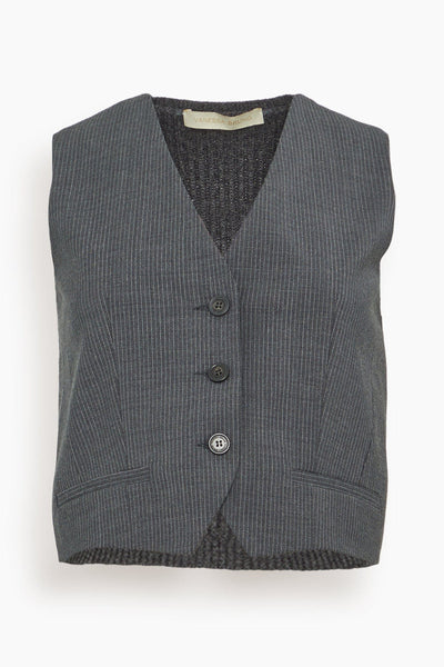 Denso Vest in Anthracite Chine