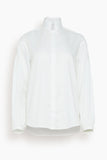 Bourrienne Paris Tops Poetesse Shirt in White Bourrienne Paris Poetesse Shirt in White