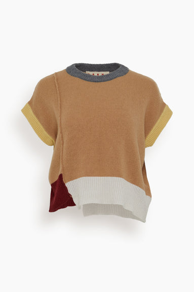 Roundneck Sweater in Earth of Siena