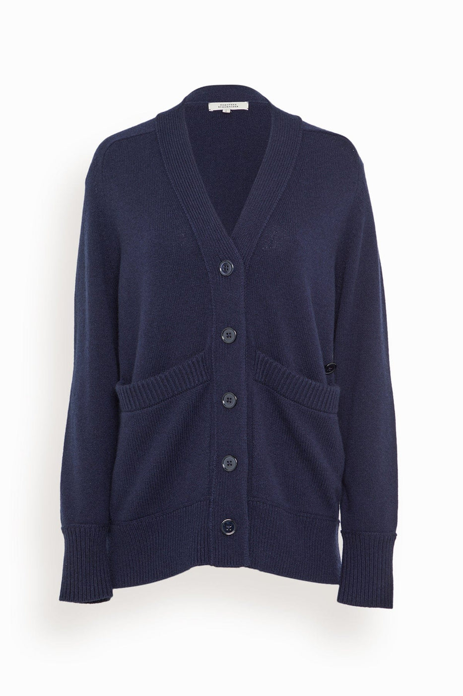 Dorothee Schumacher Sweaters Modern Statements Cardigan in True Navy Dorothee Schumacher Modern Statements Cardigan in True Navy