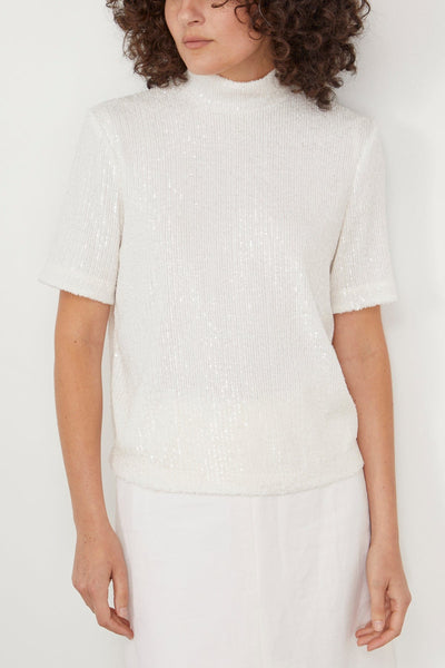 Callas Milano Tops Xenia Top in White Callas Milano Xenia Top in White