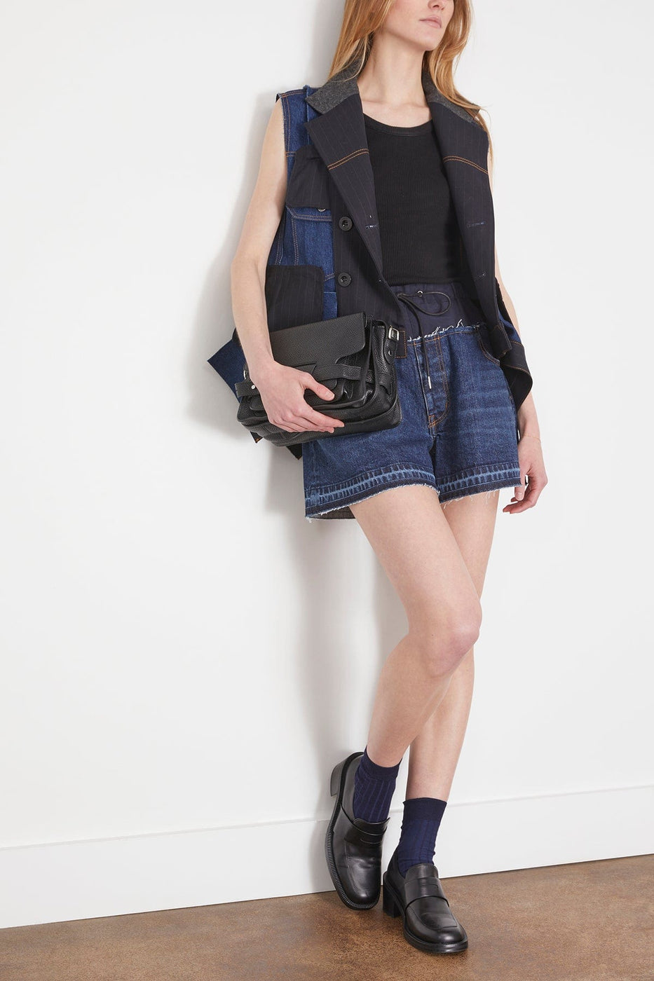 Sacai Shorts Denim Shorts in Blue Sacai Denim Shorts in Blue