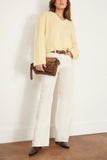 Lisa Yang Sweaters Aletta Sweater in Lemon Sorbet Lisa Yang Aletta Sweater in Lemon Sorbet