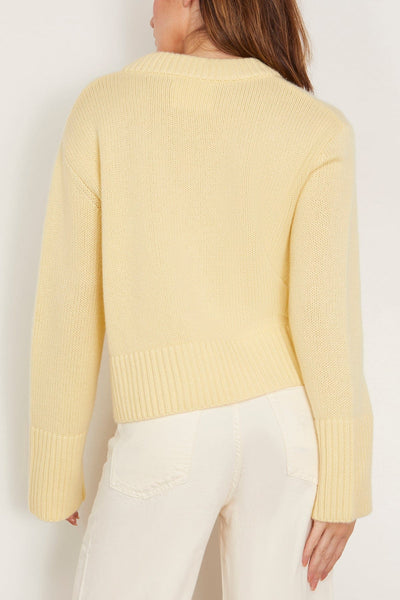 Lisa Yang Sweaters Aletta Sweater in Lemon Sorbet Lisa Yang Aletta Sweater in Lemon Sorbet