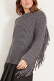 Lisa Yang Sweaters Hilma Sweater in Graphite Lisa Yang Hilma Sweater in Graphite