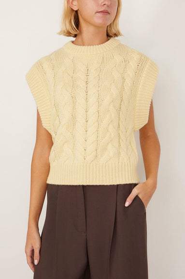 Lisa Yang Tops Hayley Vest in Lemon Sorbet Lisa Yang Hayley Vest in Lemon Sorbet