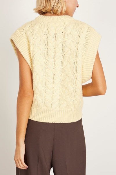 Lisa Yang Tops Hayley Vest in Lemon Sorbet Lisa Yang Hayley Vest in Lemon Sorbet