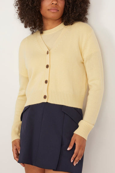 Lisa Yang Sweaters Marion Cardigan in Lemon Sorbet Lisa Yang Marion Cardigan in Lemon Sorbet