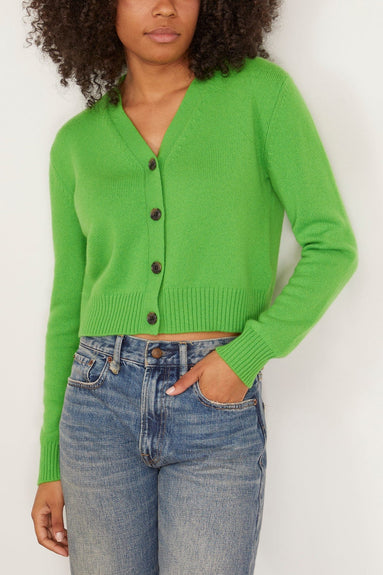 Lisa Yang Sweaters Marion Cardigan in Evergreen Lisa Yang Marion Cardigan in Evergreen