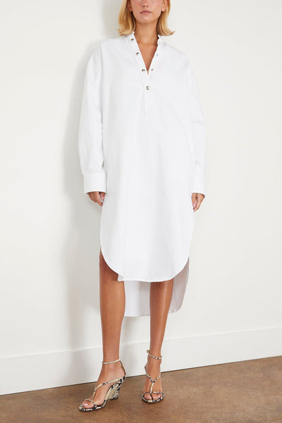 Khaite Casual Dresses Seffi Dress in White Khaite Seffi Dress in White