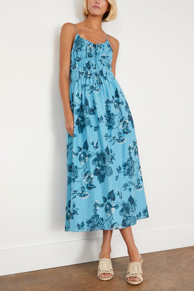 Faithfull The Brand Casual Dresses Carinna Midi Dress in Cierra Floral Faithfull the Brand Carinna Midi Dress in Cierra Floral