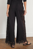 Sea Pants Edith Embroidered Pant in Black SEA Edith Embroidered Pant in Black