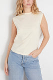 Loulou Studio Tops Brani Tank Top in Rice Ivory Loulou Studio Brani Tank Top in Rice Ivory