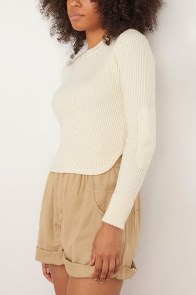 Etoile Isabel Marant Sweaters Gabyne Sweater in Ecru Isabel Marant Etoile Gabyne Sweater in Ecru