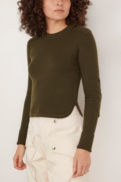 Etoile Isabel Marant Sweaters Gabyne Sweater in Khaki Isabel Marant Etoile Gabyne Sweater in Khaki