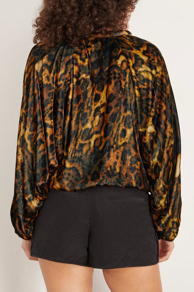 Isabel Marant Tops Dabia Blouse in Leopard Isabel Marant Dabia Blouse in Leopard