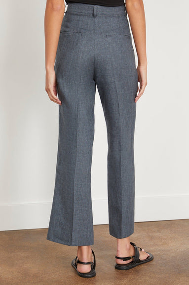 Bite Studios Pants Credo Cropped Bootcut Woven Trouser in Thunder