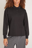 Proenza Schouler Tops Brooks Polo in Black Proenza Schouler Brooks Polo in Black