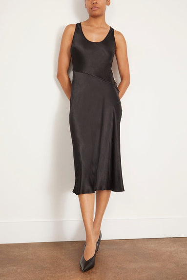 Raquel Allegra Slip Dresses Valentina Midi Dress in Black Raquel Allegra Valentina Midi Dress in Black