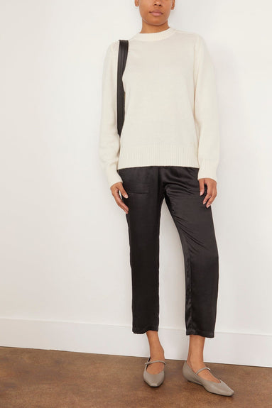 Raquel Allegra Pants Trapunto Pant in Black Raquel Allegra Trapunto Pant in Black