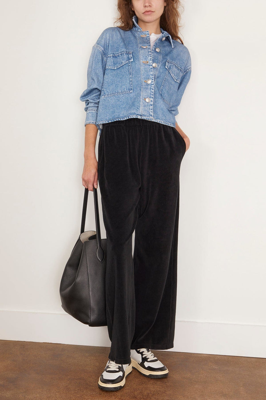 Raquel Allegra Pants Lux Tracker Pant in Black Raquel Allegra Lux Tracker Pant in Black