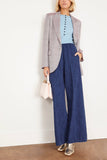 Forte Forte Pants Calvary Cotton Denim Palazzo Pants in Indaco Forte Forte Calvary Cotton Denim Palazzo Pants in Indaco