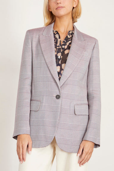 Forte Forte Jackets Prince of Wales Jacket in Rose