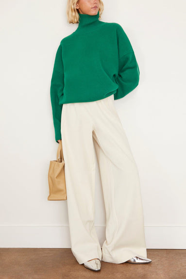 Rohe Unclassified Classic Turtleneck Jumper in Emerald