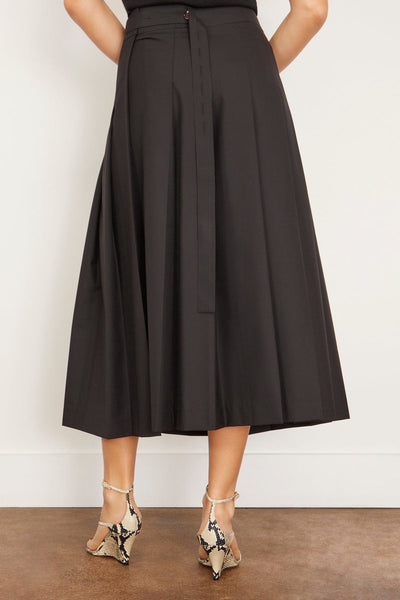 Rohe Skirts Plisse Wrap Skirt in Black