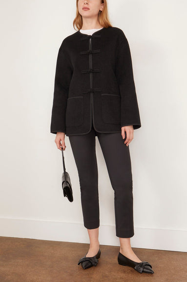 Rohe Jackets Double Face Traditional Jacket in Black