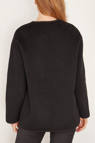 Rohe Jackets Double Face Traditional Jacket in Black