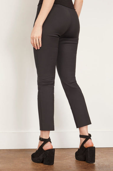 Rohe Pants Cigarette Leg Trousers in Black