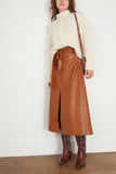 Tanya Taylor Skirts Hudson Skirt in Saddle Brown Tanya Taylor Hudson Skirt in Saddle Brown