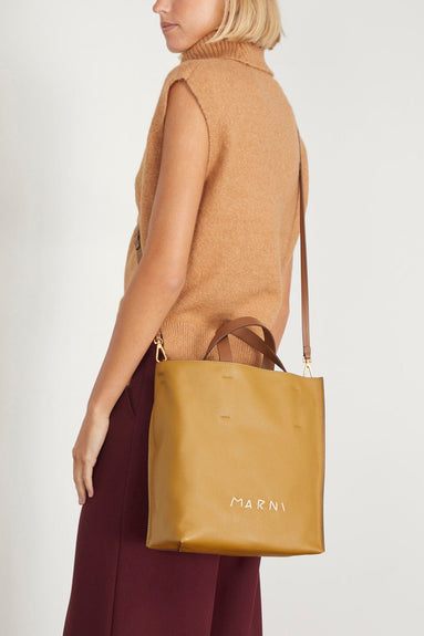 Marni Tote Bags Museo Soft Tote in Dijon/Brown Marni Museo Soft Tote in Dijon/Brown