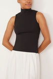 Rag And Bone Tops Irina Ponte Tank Top in Black Rag & Bone Irina Ponte Tank Top in Black