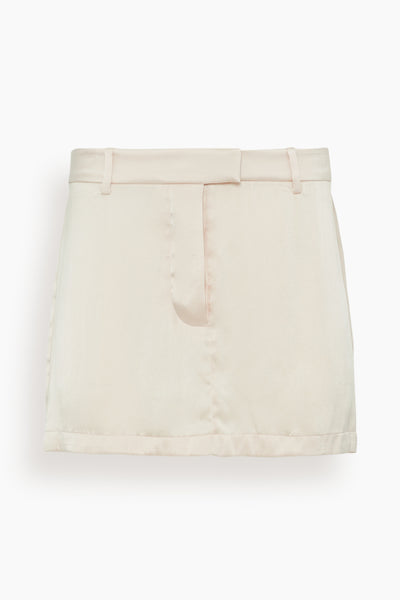 Mora Mini Trouser Skirt in Mallow