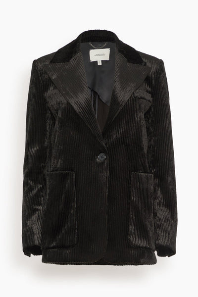 Modern Structure Jacket in Black