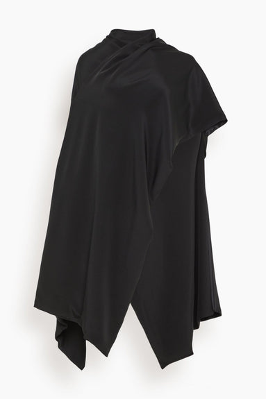 La Collection Sweaters Masha Double Scarf in Black Masha Double Scarf in Black