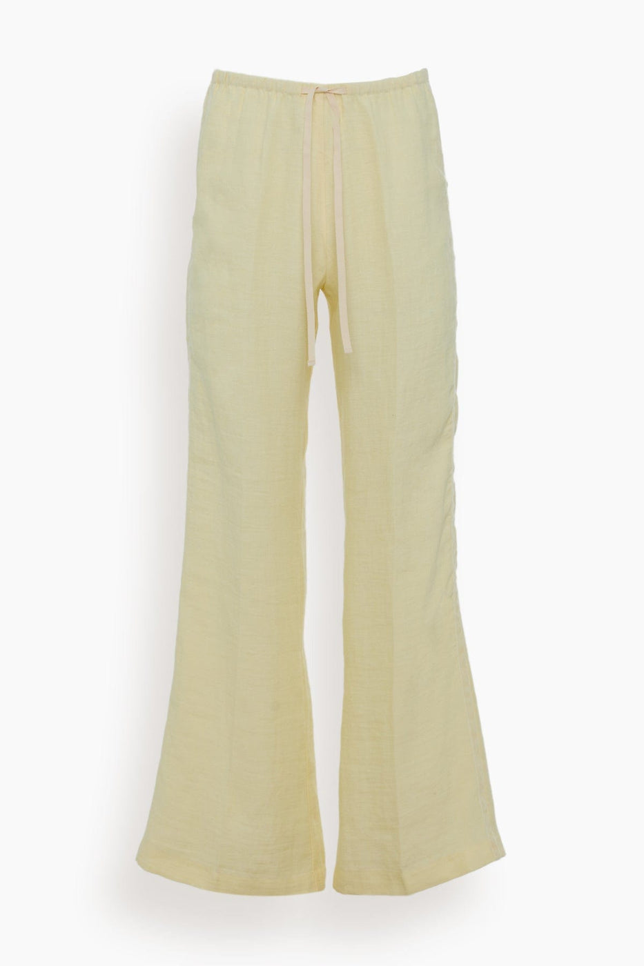 Forte Forte Pants Chic Linen Herringbone Elasticated Pant in Luce