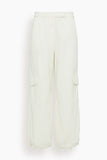 Dorothee Schumacher Pants Twisted Structure Pant in Camellia White Twisted Structure Pant in Camellia White