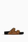 Isabel Marant Slide Sandals Lennyo Sandal in Cognac/Gold Isabel Marant Lennyo Sandal in Cognac/Gold