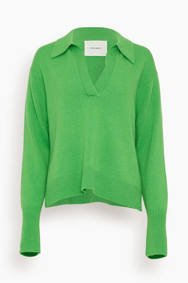 Lisa Yang Sweaters Serena Sweater in Evergreen Lisa Yang Serena Sweater in Evergreen