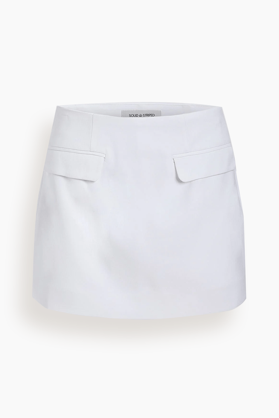 Solid & Striped Skirts The Micayla Skort in Optic White